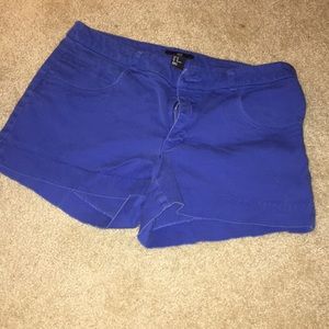 Blue shorts